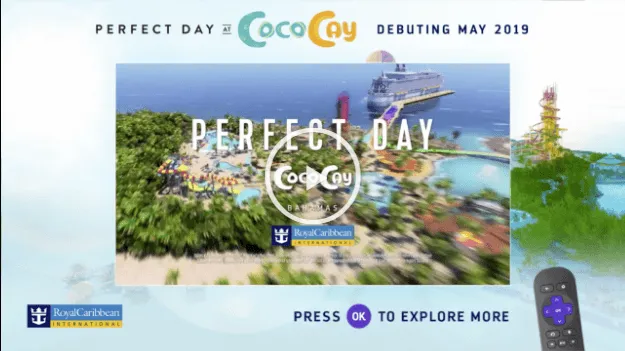 um anúncio interativo que é um tipo de publicidade CTV