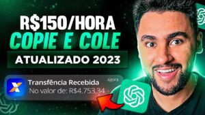 Descubra como você pode ganhar R$150 por hora de forma simples e inovadora com o ChatGPT! (Curiosidade: Ganhe dinheiro online de maneira fácil e rápida)