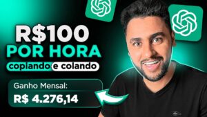 Descubra como é possível ganhar R$100 por hora de forma rápida e fácil com o ChatGPT (Curiosidade: Ganhe dinheiro online de maneira simples e eficiente!)