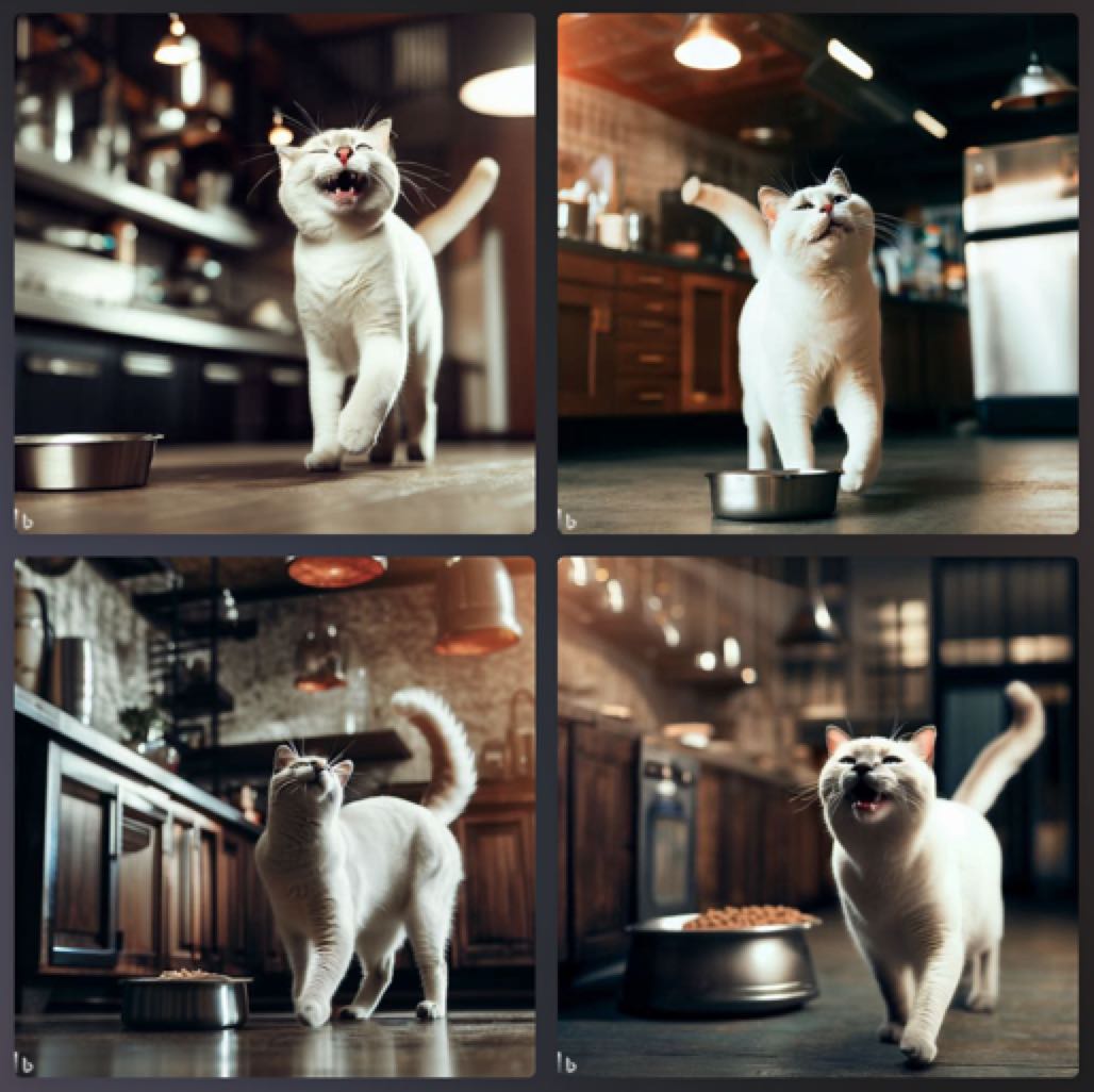 O Bing Image Creator gera uma imagem realista de um gato siamês