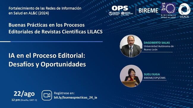 A Inteligência Artificial no Processo Editorial: Desafios e Oportunidades - OPAS/OMS
