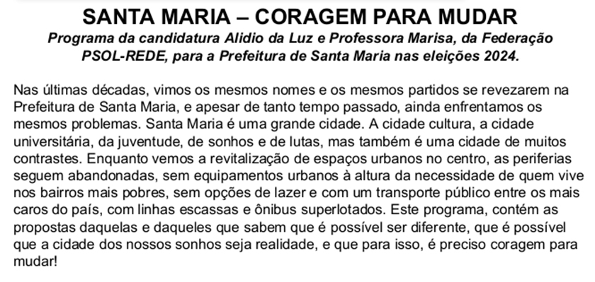 ELEIÇÕES 2024. Alídio da Luz é o quarto candidato a apresentar Plano de Governo. Confira as propostas!