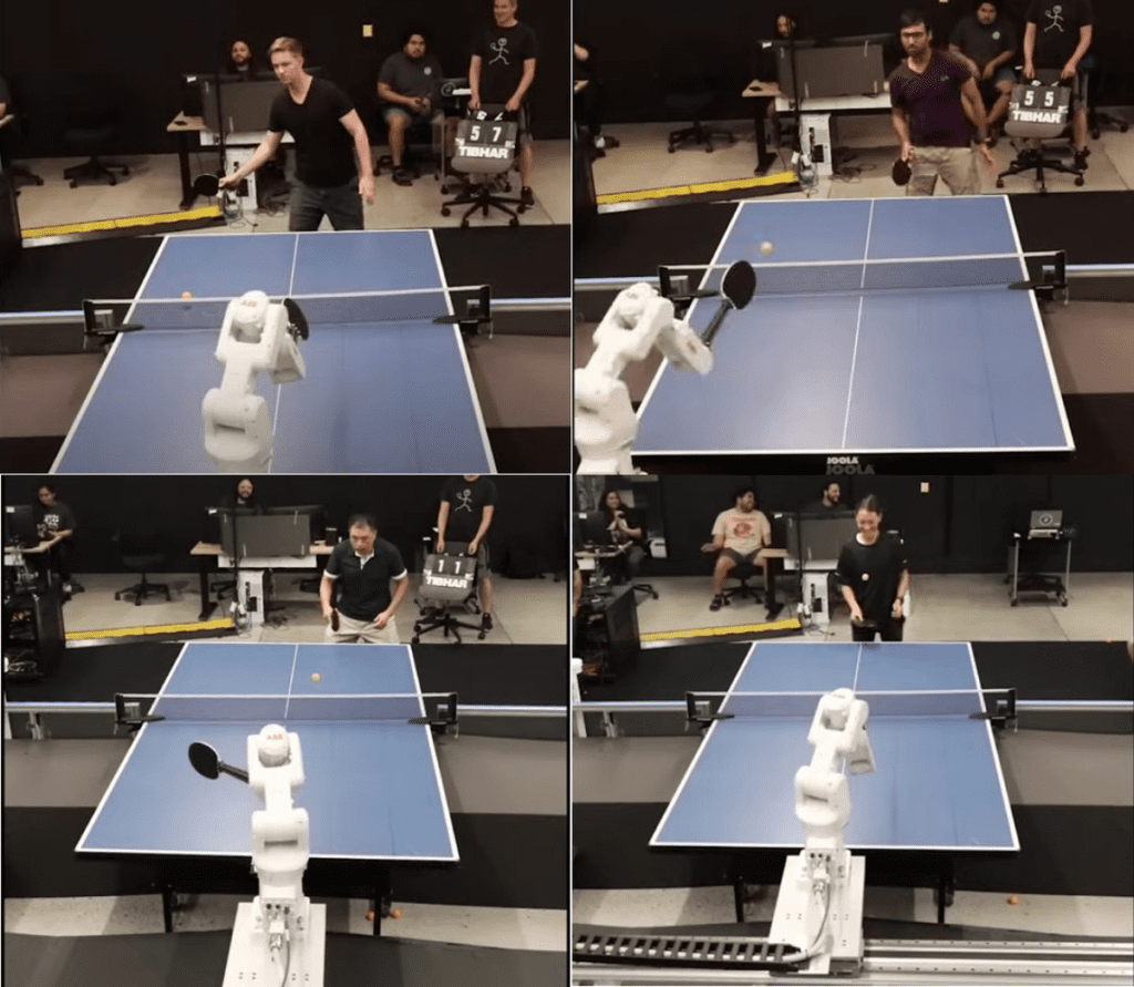 Novo robô de IA do Google joga tênis de mesa como 'humano' — mas ainda não é um profissional | Inteligência Artificial