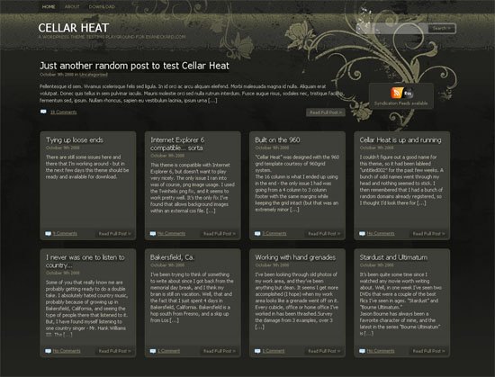 Cellar Heat - tiro de tela.