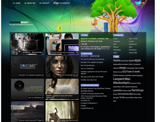 Infinito - tiro de tela.