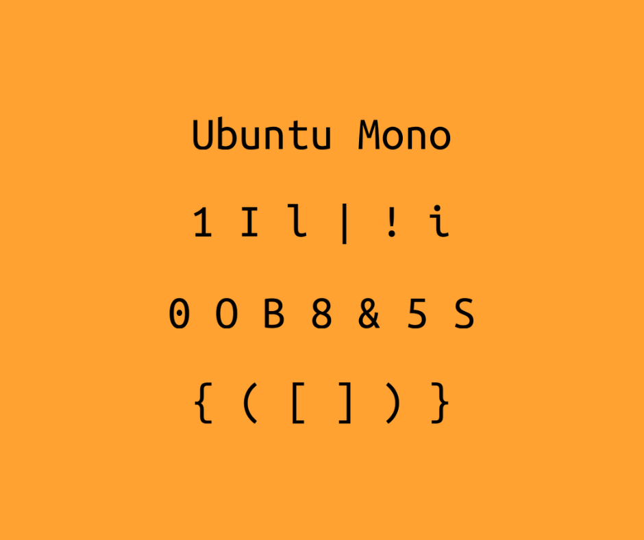 fonte de codificação mono ubuntu