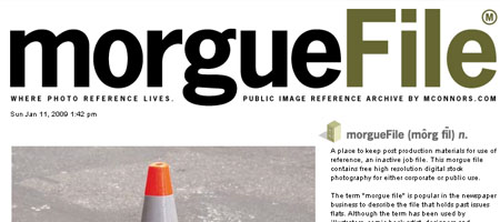 Morguefile - tiro de tela.