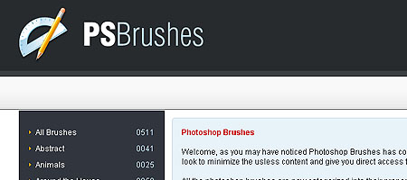 PS Brushes.net - Tiro de tela.