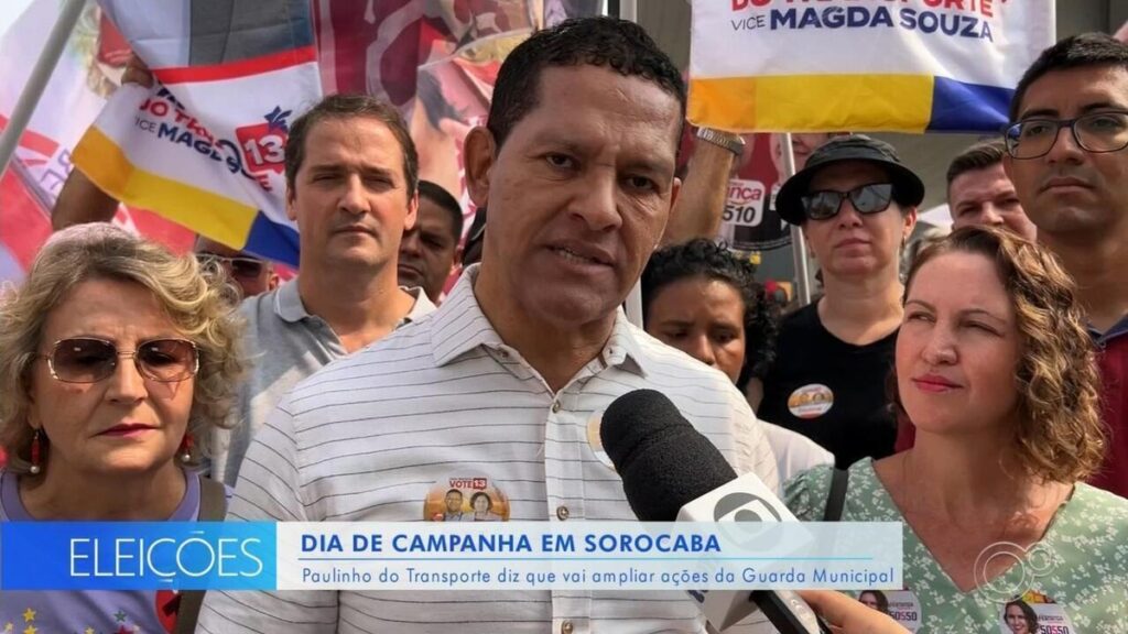 Paulinho do Transporte destaca uso de inteligência artificial na segurança pública | Eleições 2024 em Sorocaba e Jundiaí - SP