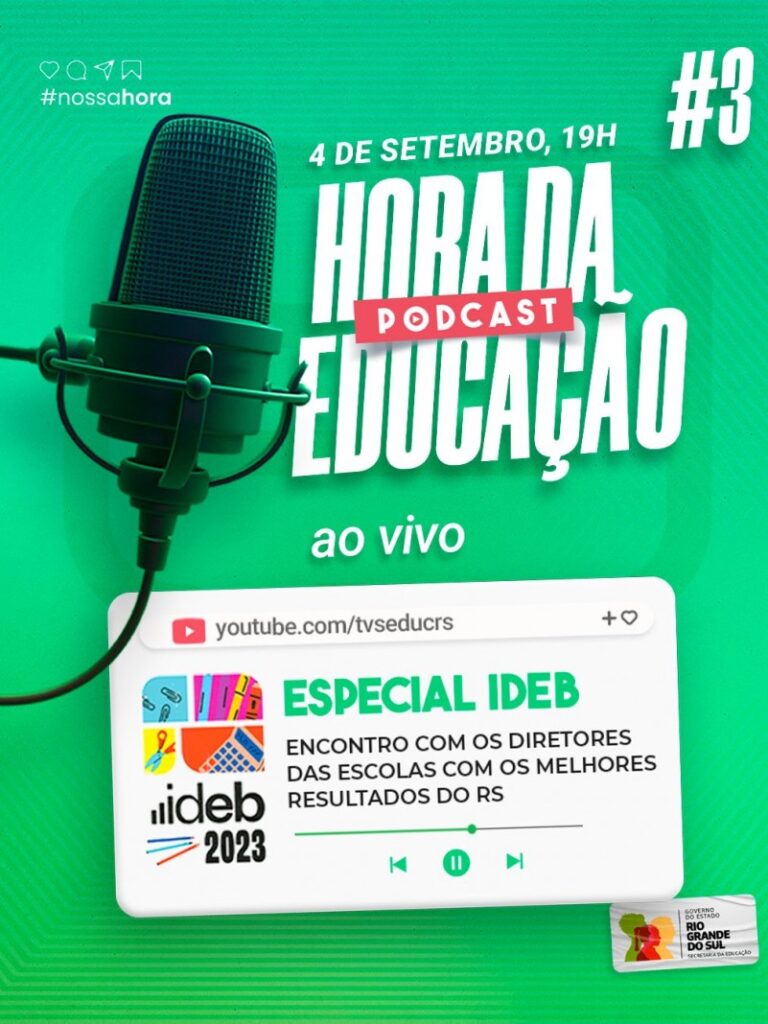 Podcast Hora da Educação: Diretoras das Escolas com Melhores Resultados no IDEB 2023