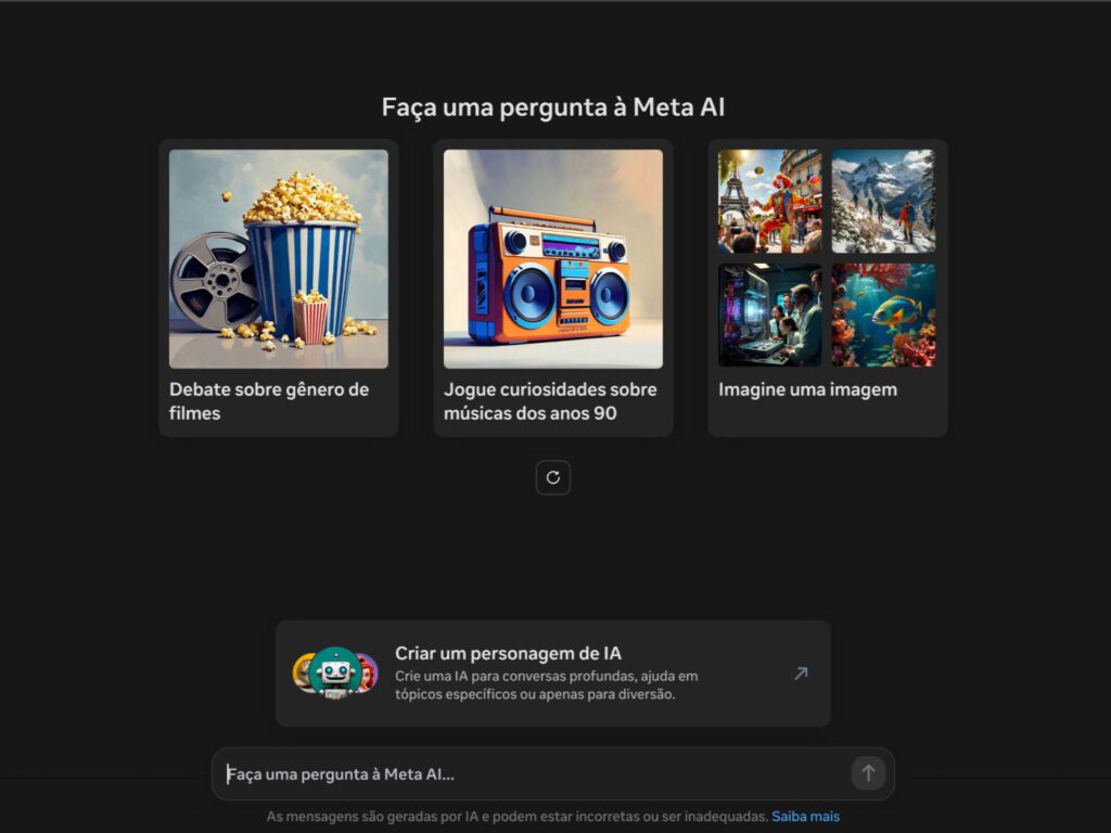 Meta AI chega ao Brasil para rivalizar com ChatGPT, Gemini e Claude