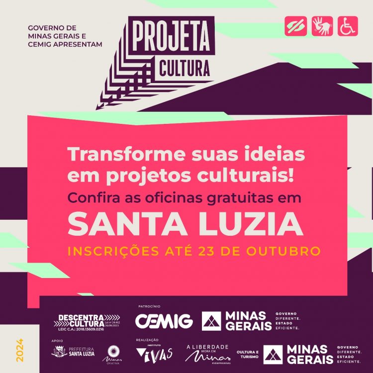 Projeta Cultura oferece oficinas gratuitas de capacitação em gestão cultural