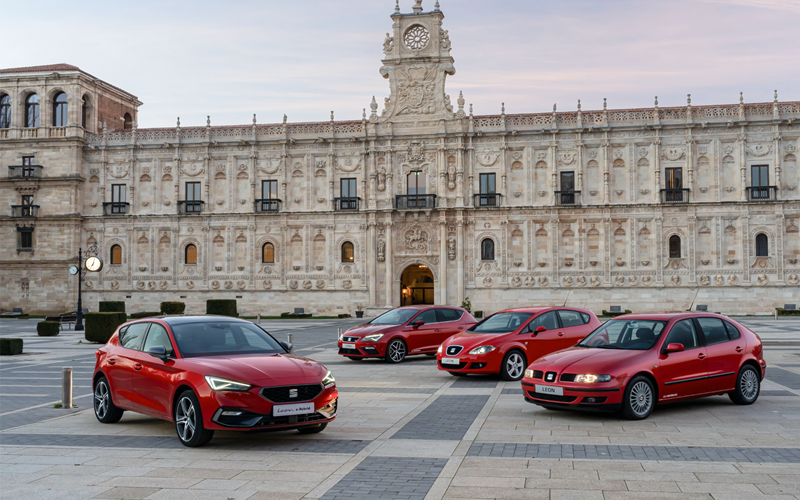 Seat LEON 25 anos de uma lenda - A nova versão da 4.ª geração do SEAT Leon, com faróis Matrix LED e um motor 1.5 e-HYBRID com uma autonomia elétrica de 133 km - Sabia que, Curiosidades sobre Carros / Automóveis