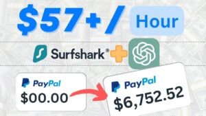 Ganhe mais de $57 repetidamente com o programa de afiliados ChatGPT + Surfshark VPN • Descubra como ganhar dinheiro com o ChatGPT