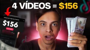 DESCUBRA COMO GANHAR DINHEIRO ONLINE SEM APARECER USANDO O TIKTOK: $156 A CADA 4 VÍDEOS – E DE GRAÇA!