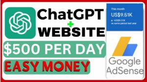 Make Money Online with ChatGPT: Discover How Google AdSense and a Website Can Help You Earn Cash! #chatgpt #openai