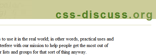 CSS -DISCUSS - Tiro de tela.