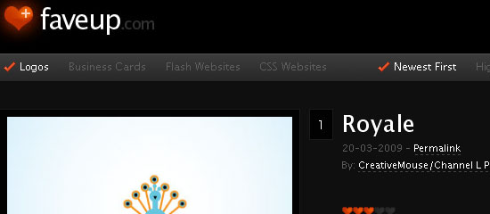 FaveUp - tiro de tela.