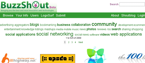 LOGOSURF - Tiro de tela.