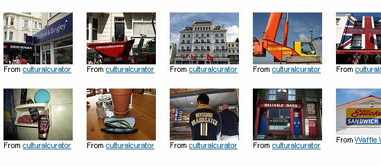 Marcas, marcas e logotipos - tiro de tela.