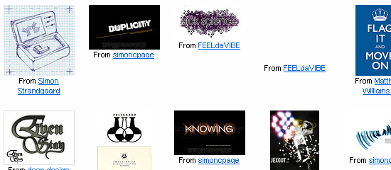 Projete o logotipo - tiro de tela.