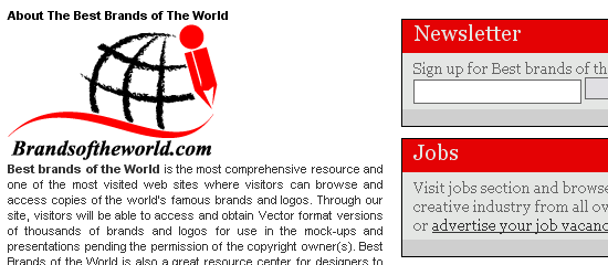 Marcas do mundo - foto de tela.