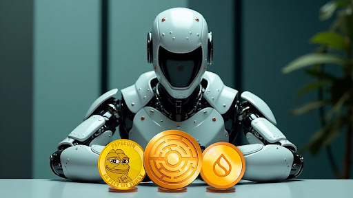 Bot com moedas Pepe, Sue e MTAUR