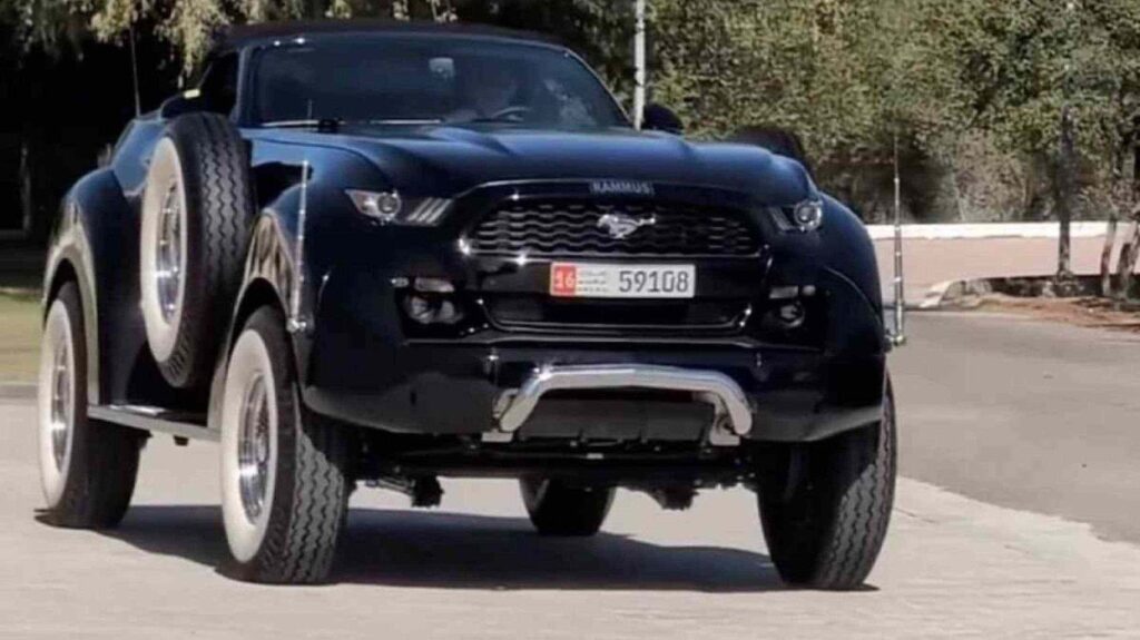 Mustang bizarro usa plataforma de Ram e tem motor HEMI