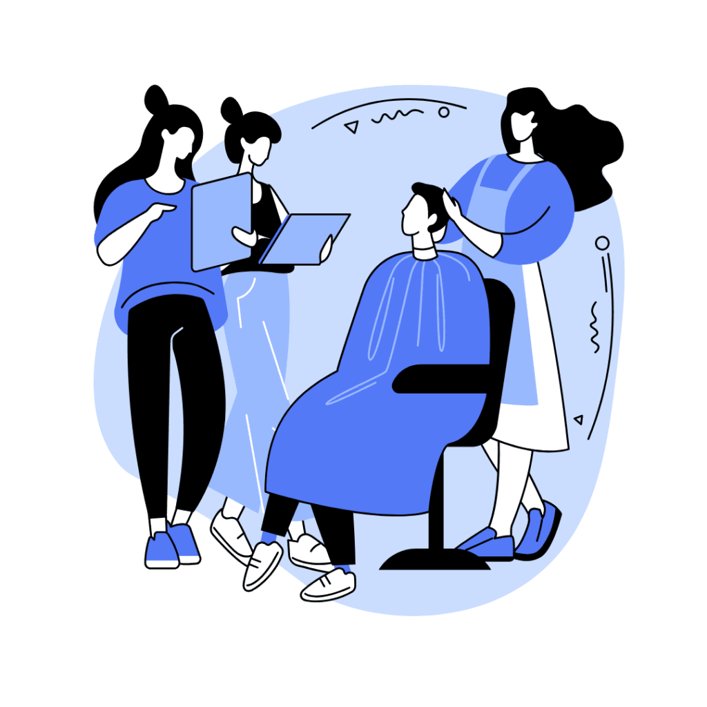 salão de beleza feminino