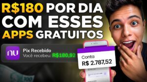 Descubra 3 Apps para Ganhar R$180 por Dia Online – Conheça os Melhores Aplicativos para Lucrar Dinheiro