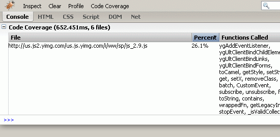 FirebugCodeCobertura