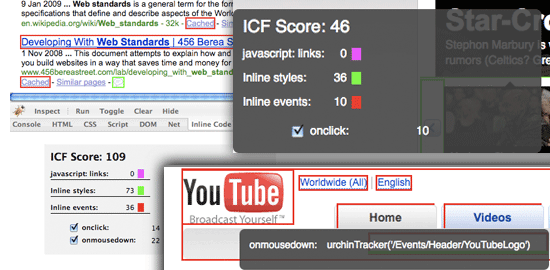 Localizador de código embutido