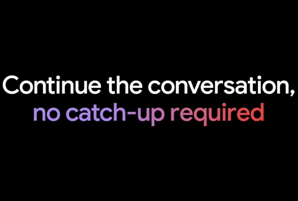 Gemini conversas antigas