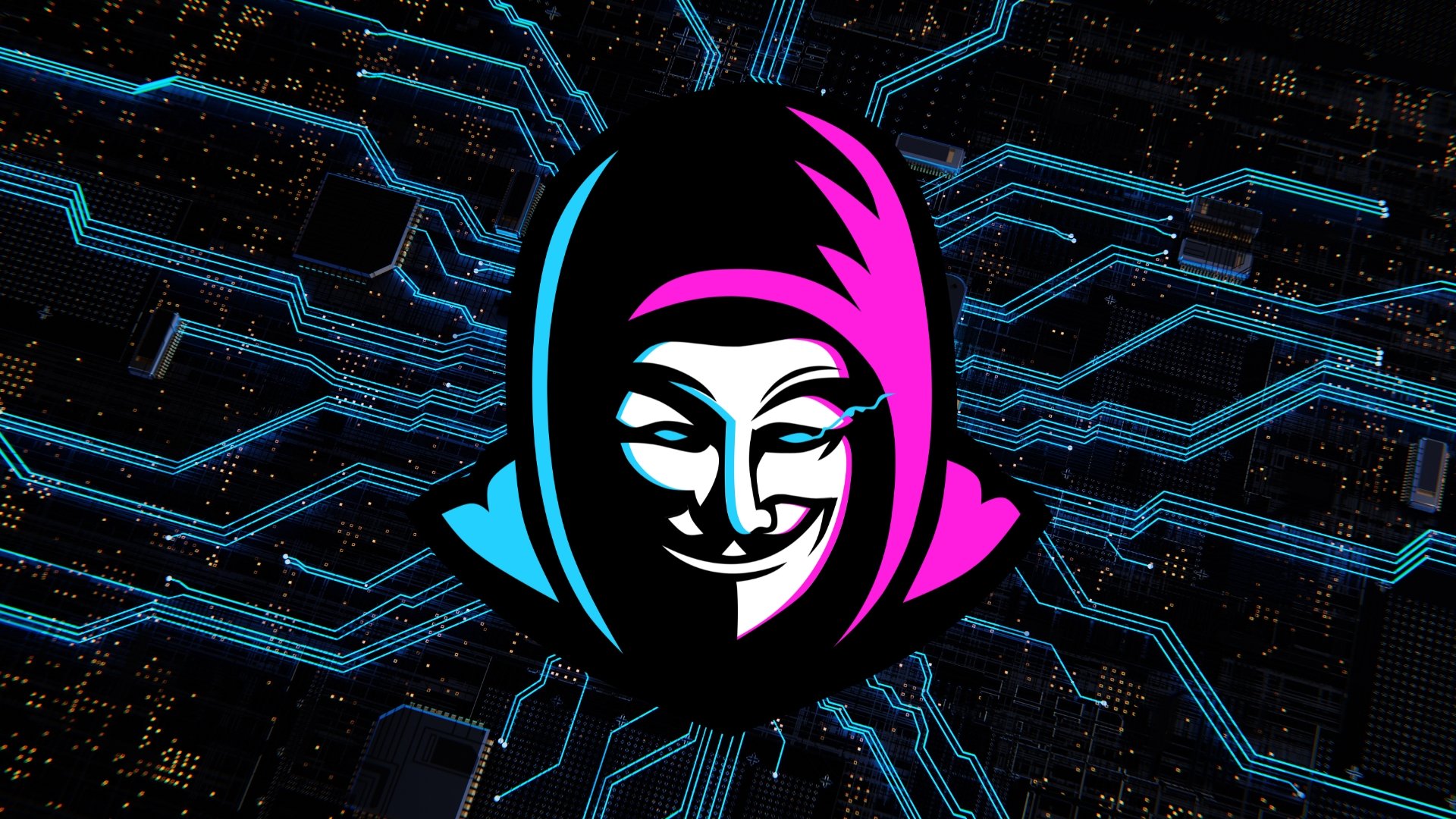 Hacker em fundo digital