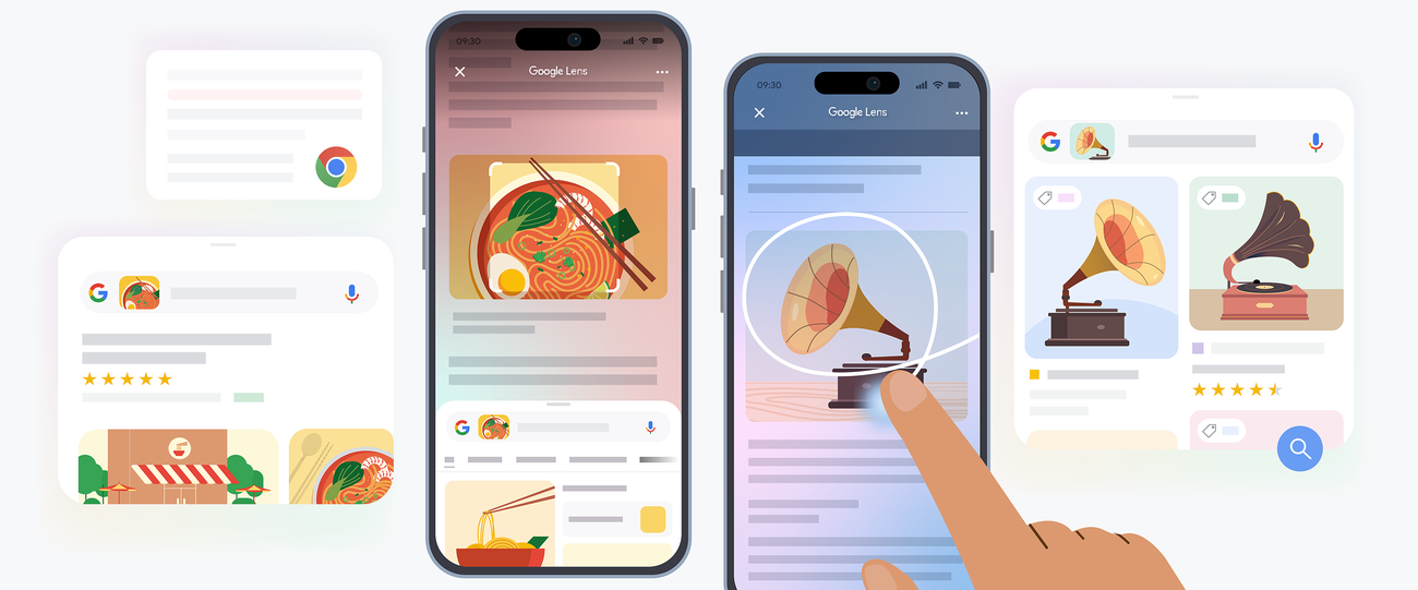 Use o Lens para pesquisar na tela enquanto navega no iOS