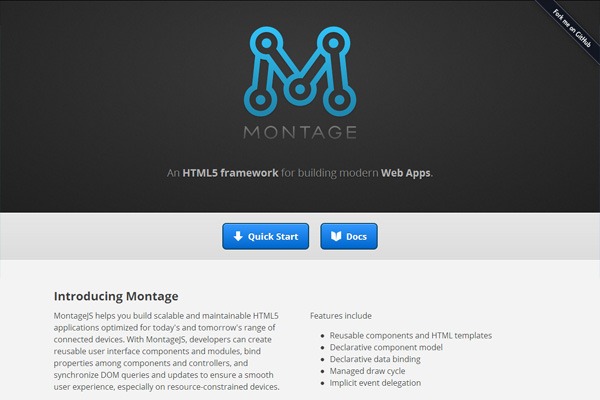 Montagem HTML5 Framework