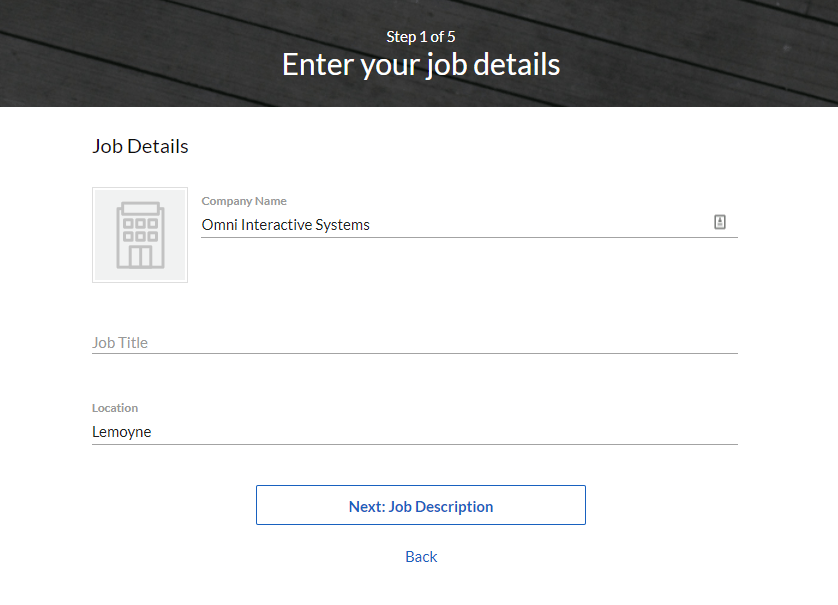 Detalhes do trabalho de Glassdoor