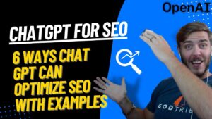 Curiosity: Did you know ChatGPT can help boost your SEO efforts? Check out these 6 ways to optimize your SEO using ChatGPT.