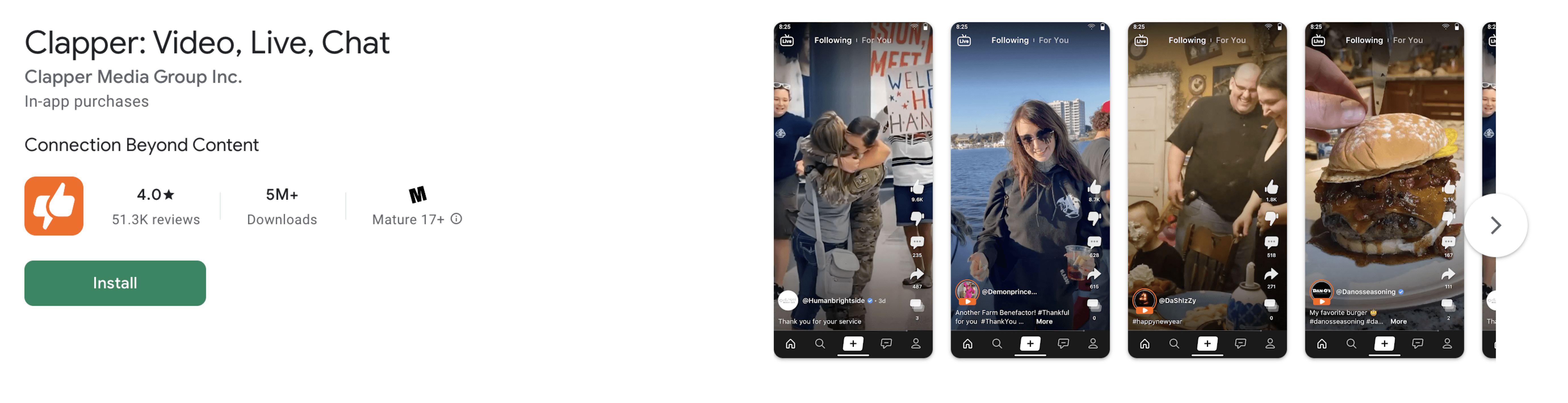 Download do aplicativo Clapper