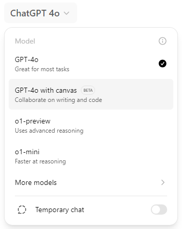 Modelo de tela chatgpt suspenso