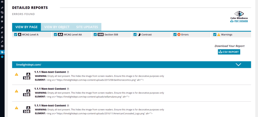 Ferramenta ADA Conformy WordPress