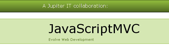 Javascriptmvc - tiro de tela.
