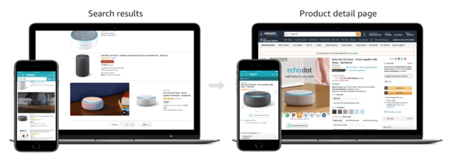 Anúncio de vídeo de marca patrocinado