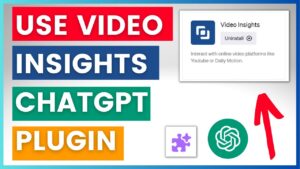 Descubra como usar o plugin Video Insights ChatGPT com uma curiosidade surpreendente!