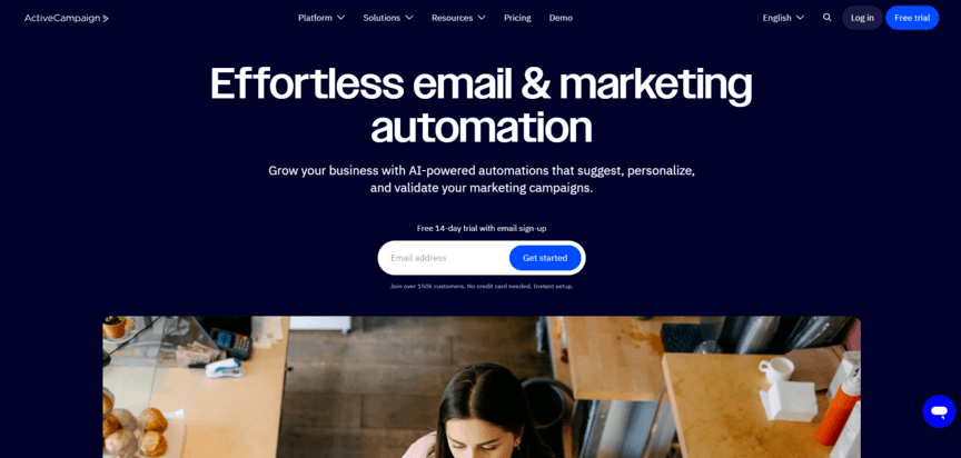 Ferramenta de atribuição ActiveCampaign