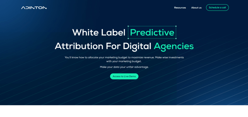 Ferramenta de atribuição Adinton