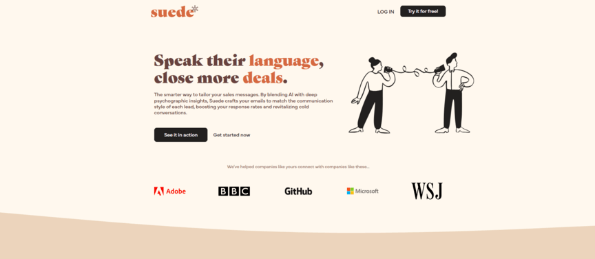 camurça assistente de vendas de IA