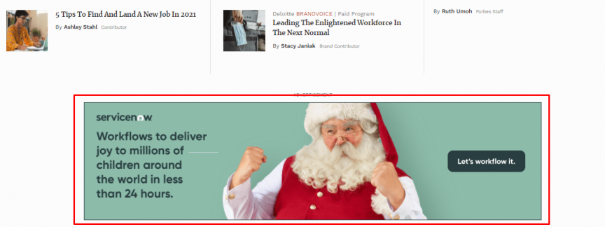 Exemplo de publicidade Santa E1610485504550