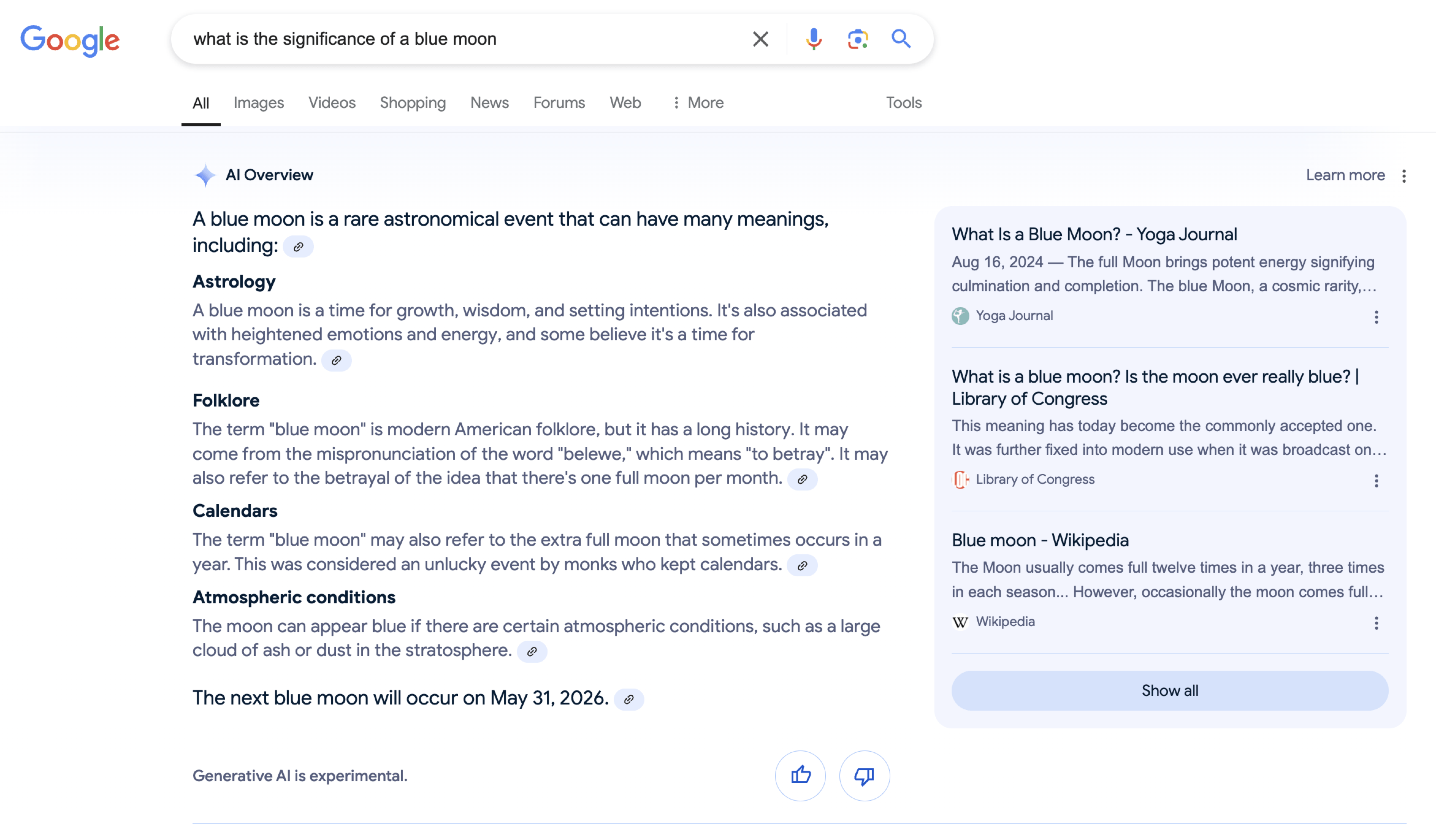 Resumo da Gen AI em busca