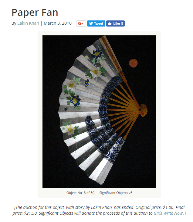 Imagem de um ventilador de papel